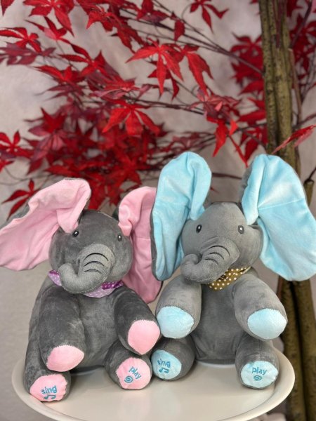 دب فيل مع حركات (بطاريه)